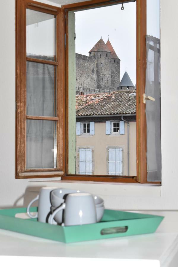 L'Or Vert, Castle View, Private Parking, Air Conditioner, Netflix, 160M From Medieval Town Carcassonne Luaran gambar