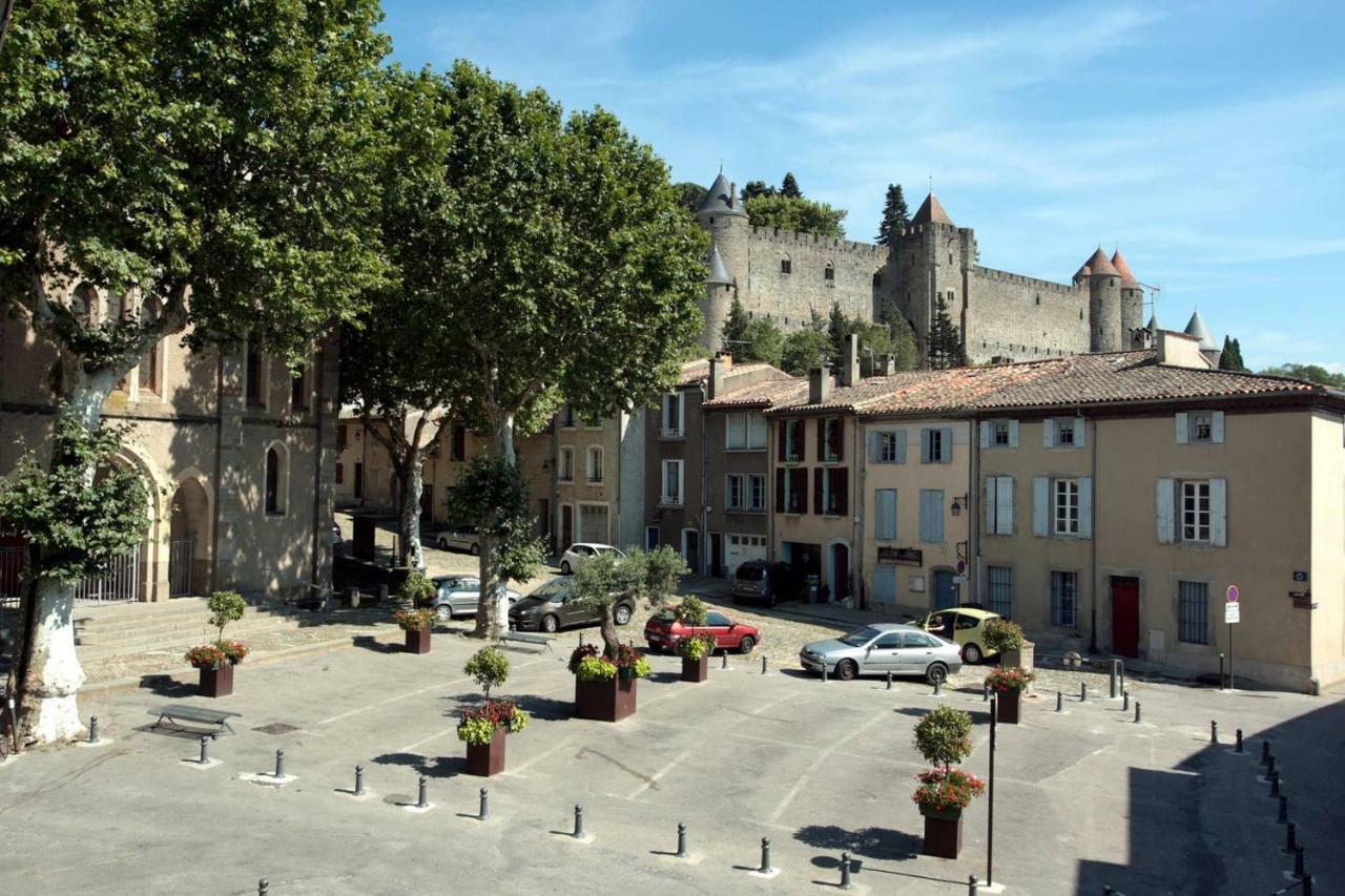 Les Gites De Laure - L'Or Vert, Appartement Avec Vue Sur Le Chateau, Parking Prive, Climatisation, Netflix, A 160 M De La Cite Medievale Carcassonne Luaran gambar
